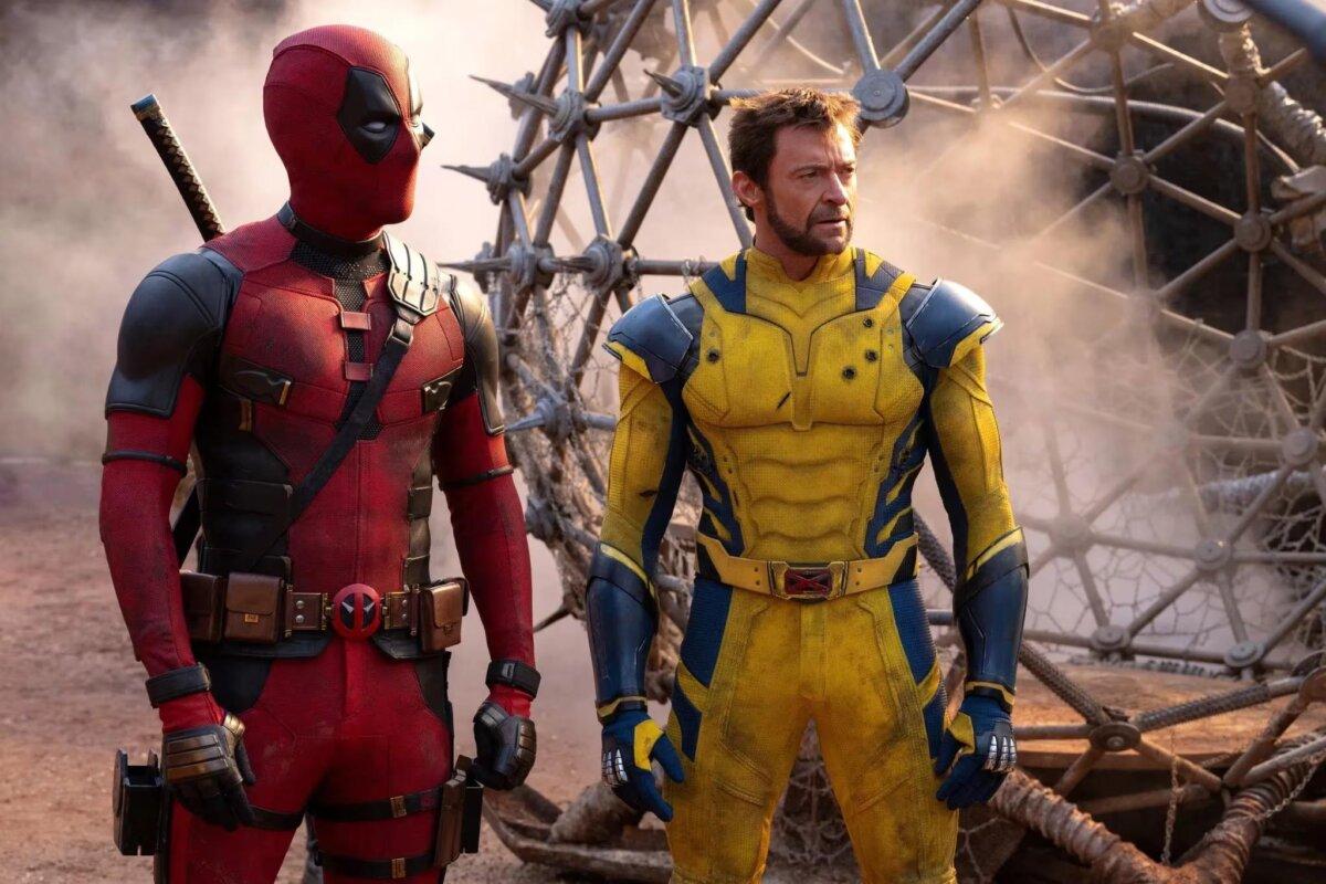 Deadpool (Ryan Reynolds, L) and Wolverine (Hugh Jackman), in “Deadpool & Wolverine. “ (Marvel Studios)