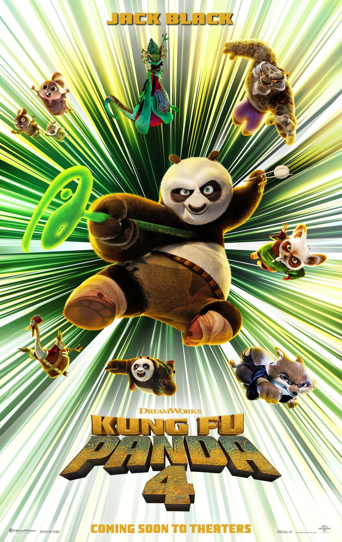 Poster for “Kung Fu Panda 4.” (Dreamworks Animation)