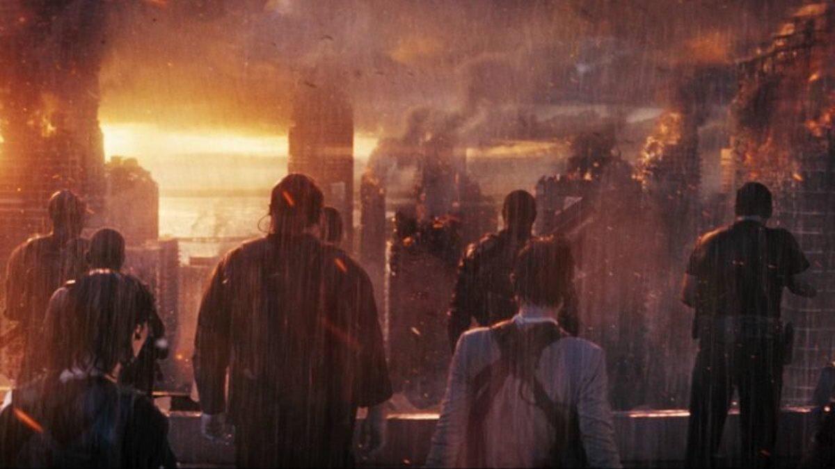 Without unity, mankind faces an uncertain future. “The Tomorrow War.” (Paramount Pictures)