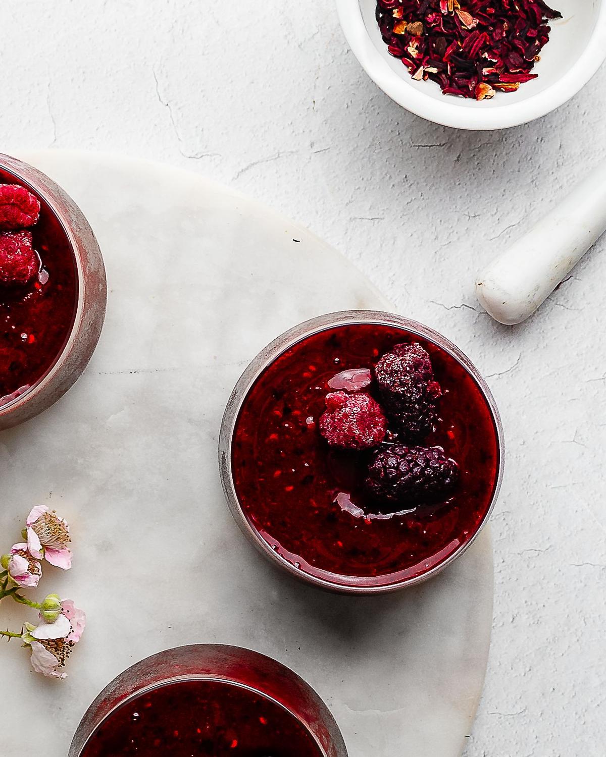Hibiscus Berry Slushie