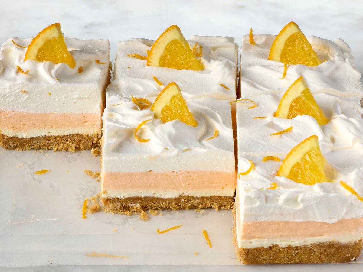 Orange Creamsicle Dream Bars Will Have Everyone Fighting for Seconds
