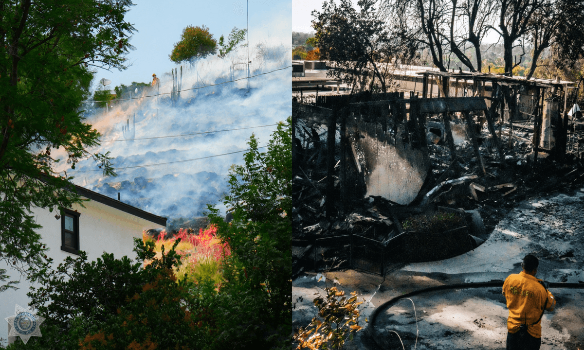 Fire Crews Contain Southern California Blaze That Forced Evacuations