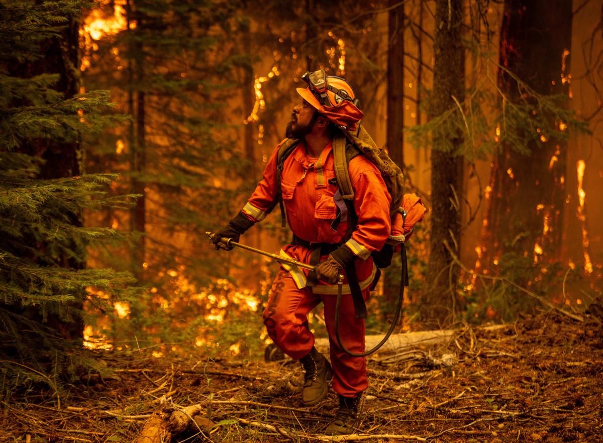 Destructive Northern California Wildfire Grows Amid Heat and Low Humidity
