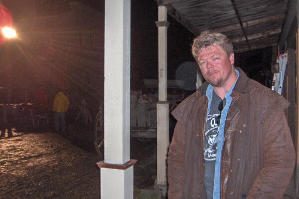 Producer Scott Duthie on set (Heidi Houston/Courtesy of Angry Monkey Entertainment)