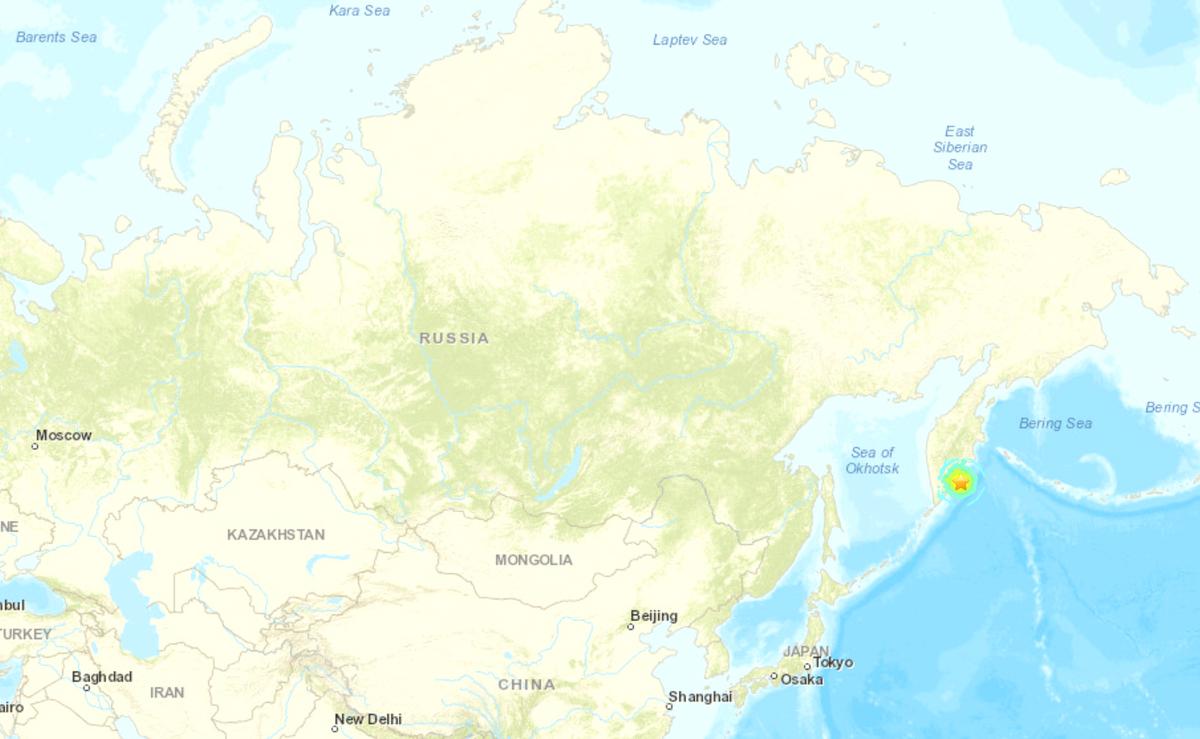 Powerful Earthquake Hits Off Far East Coast of Russia