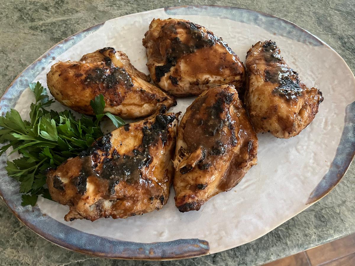 This Twice-Baked Barbecue Chicken Is Juicy and Crisp