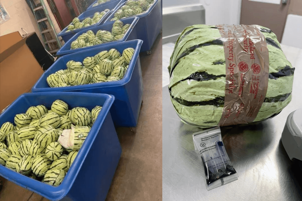 Over $5 Million Worth of Meth Seized in Watermelon Shipments at Otay Mesa Border