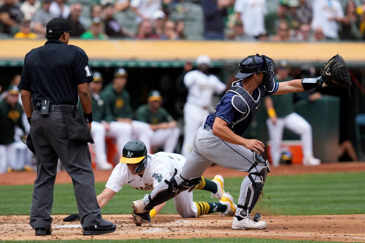 Bido Works Five Strong Innings to Helps A’s Gain Split of Four-Game Series With Rays
