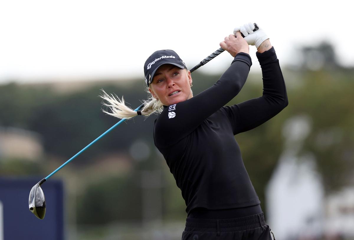 Hull Cards 67 to Lead Wind-Swept Women’s British Open, With Korda One Shot Back