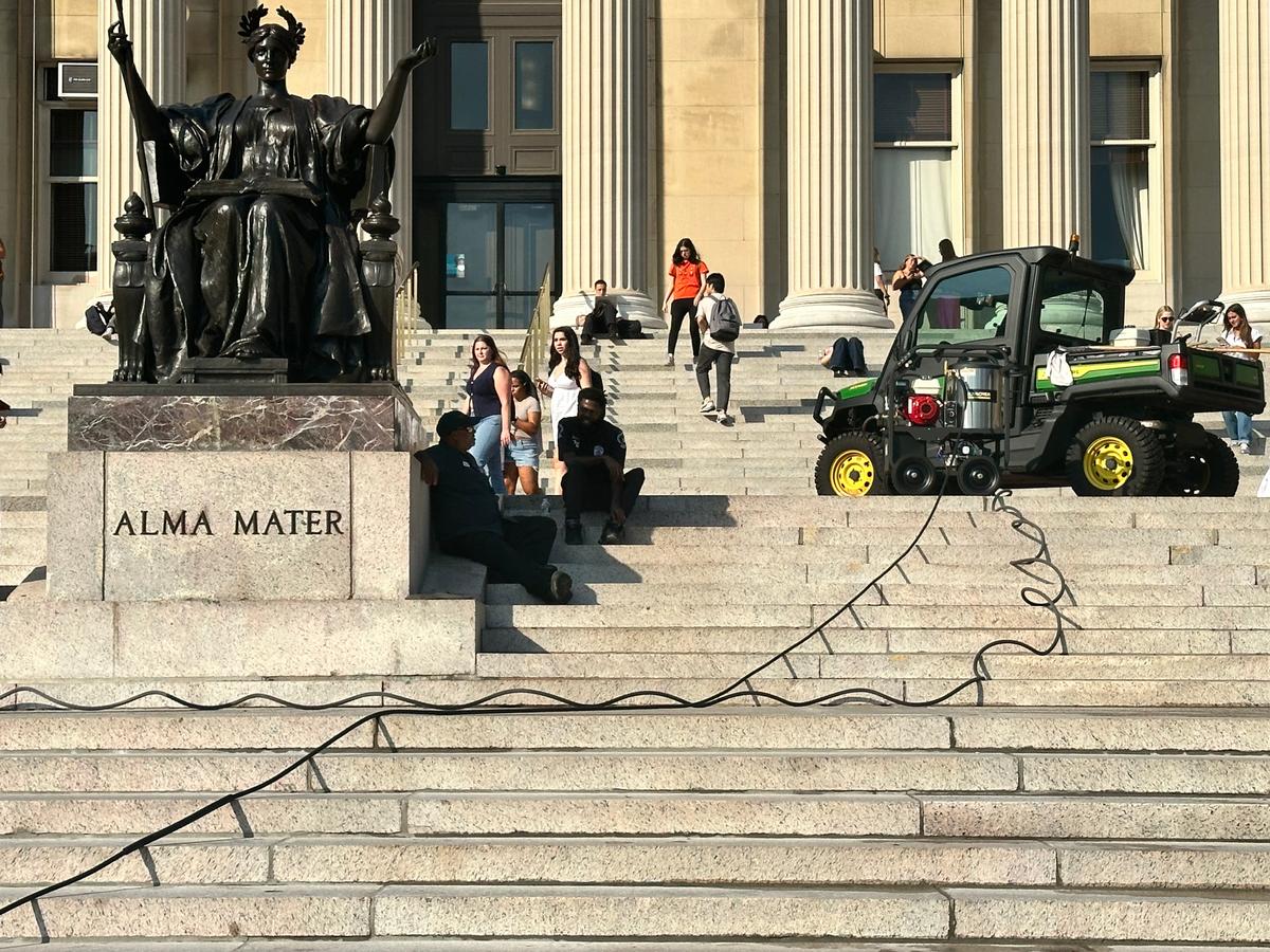 Pro-Palestinian Rally Leads to Arrests Outside Columbia University