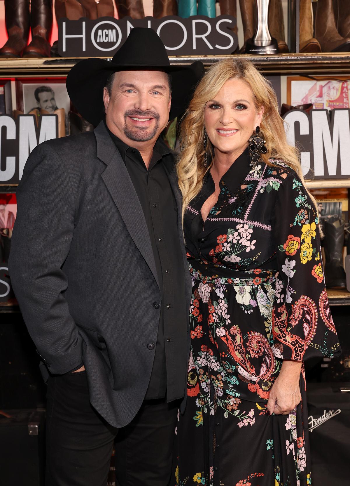 Garth Brooks and Trisha Yearwood at the 17th Academy of Country Music Honors at Ryman Auditorium on Aug. 21, 2024, in Nashville. (Terry Wyatt/Getty Images)