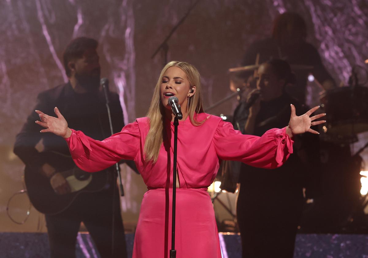 Tasha Layton onstage during the 10th annual K-LOVE Fan Awards at The Grand Ole Opry in Nashville, 2023. (Terry Wyatt/Getty Images)