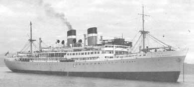 The SS City of Benares during one of its sea trials. (Public Domain)