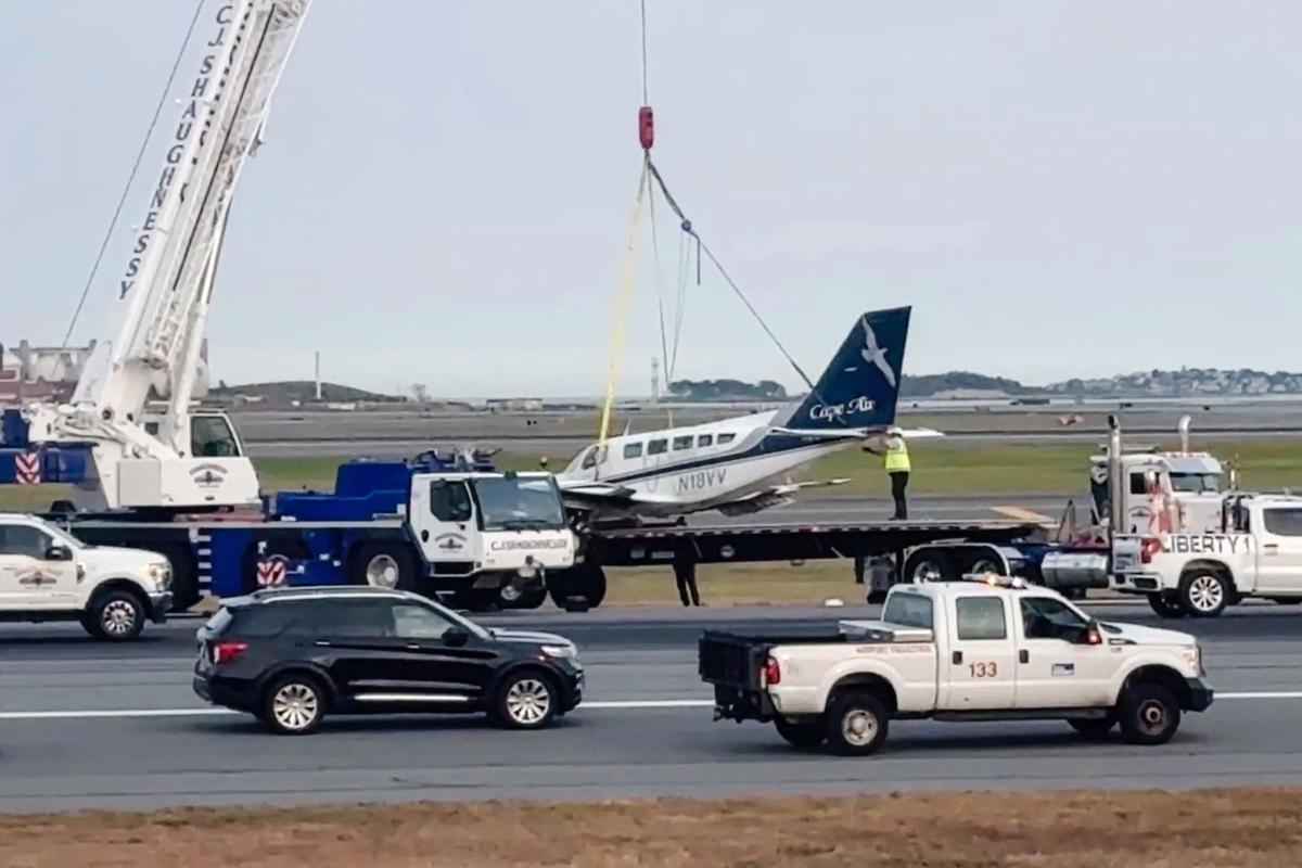 Small Plane Lands Safely at Boston’s Logan Airport With Just One Wheel Deployed