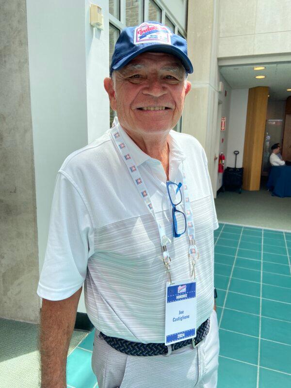 A photo of Joe Castiglione was taken in Cooperstown, NY., on July 19, 2024. (Courtesy of Donald Laible)