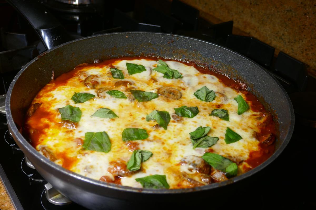 Skillet Mushroom Parmesan