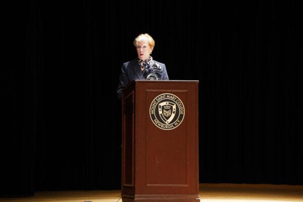 New York Labor Department Commissioner Roberta Reardon at the Third Orange County Economic Summit at Mount Saint Mary College in Newburgh, N.Y., on Sept. 20, 2024. (Cara Ding/The Epoch Times)