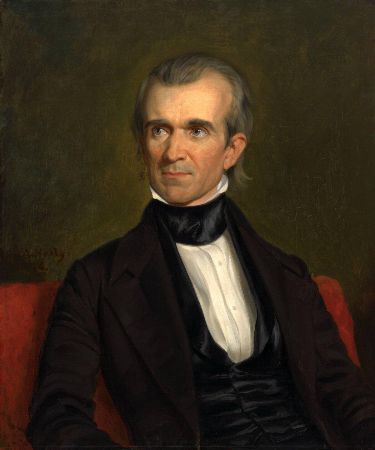 Painting of U.S. President James Polk, circa 1846. (Public Domain)
