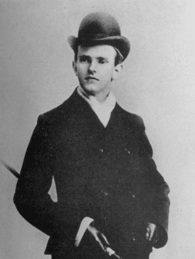 Calvin Coolidge, as a student at Amherst College. (Public Domain)