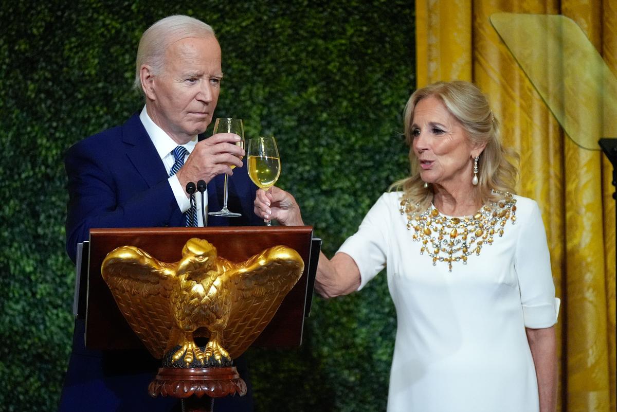 President Biden and First Lady Toast Reimagined White House Tour