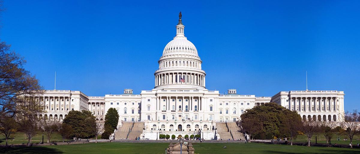 The western front of the United States Capitol Building, which was designed and constructed using classical architectural principles. (Public Domain)