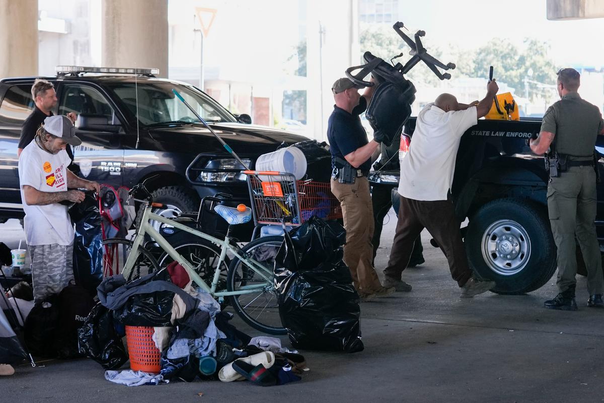 Homeless Encampment Forced to Move Before Taylor Swift Show in New Orleans