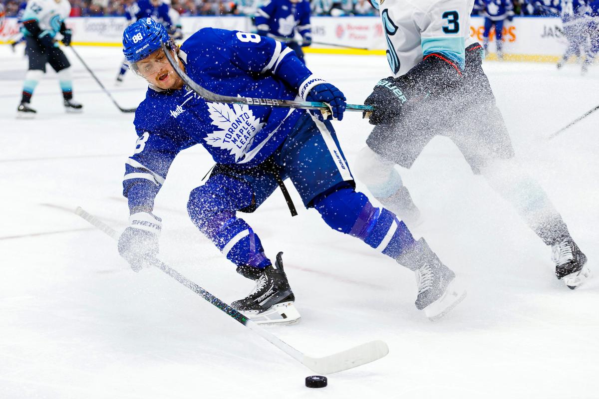 William Nylander Scores Twice in the Maple Leafs’ 4-1 Victory Over the Kraken