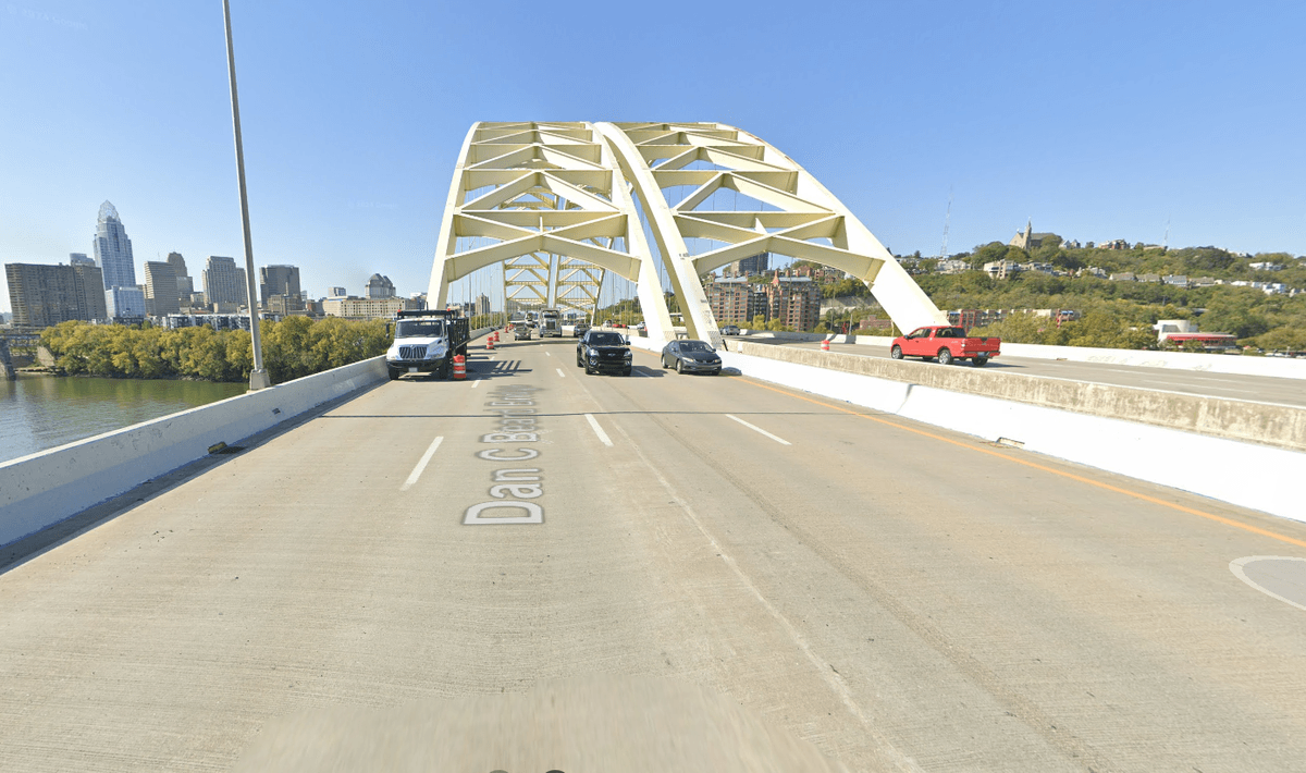 Massive Fire Closes Ohio River Bridge Near Cincinnati and Damages Its Steel Structure