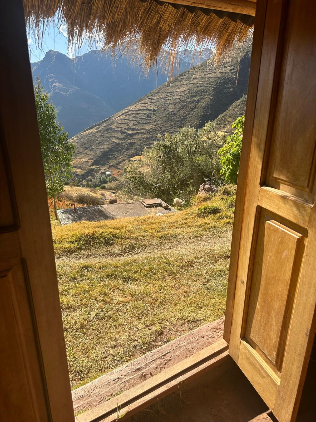 A view of Huayllafara from the doorway. (Teresa Bergen)