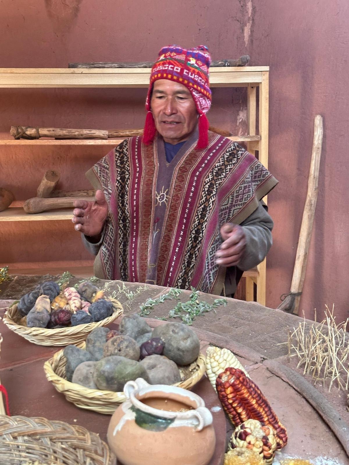 Segundino Mamami, the village leader of Huayllafara. (Teresa Bergen)