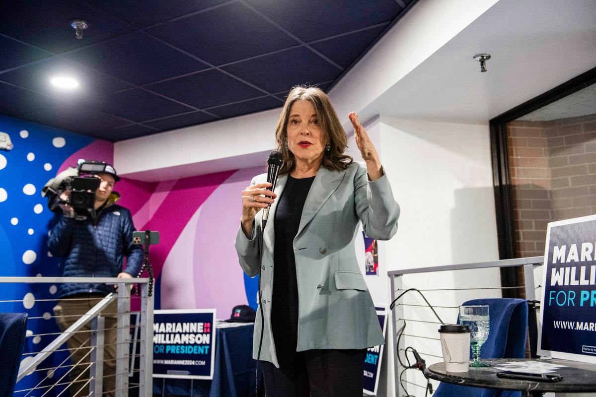 Former Presidential Candidate Marianne Williamson Launches Bid for DNC Chair