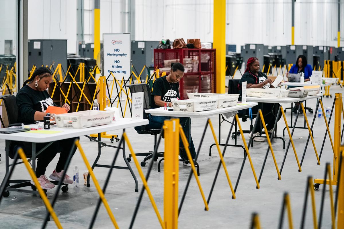 Day in Photos: Ballot-Counting Underway, Strikes Picking Up, and a Volcanic Flare-Up