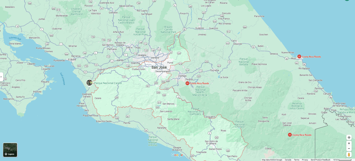 Small Plane Carrying 6 People Crashes Near Costa Rica’s Capital