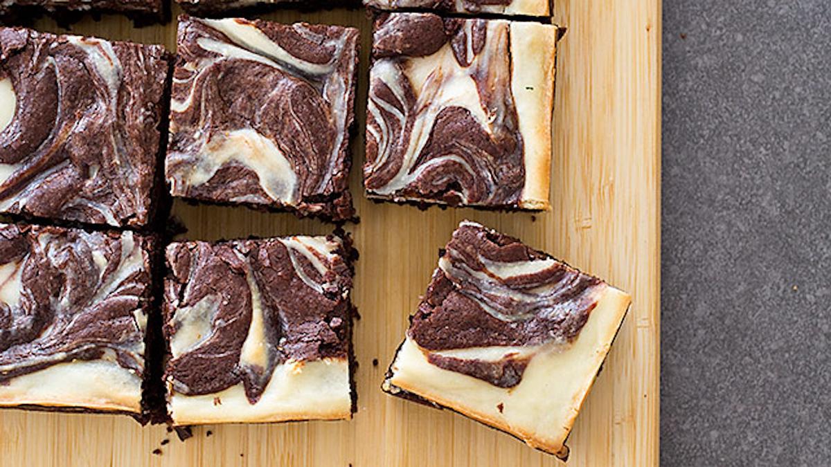 Brownie Meets Cheesecake in These Perfect Cream Cheese-Swirled Brownies
