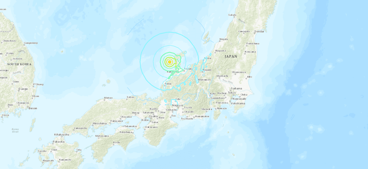 Strong Quake Hits Japan’s Noto Region but There’s No Tsunami Danger