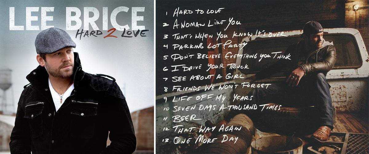 Lee Brice's "Hard 2 Love" album from 2012. Internet Archive. (Public Domain)
