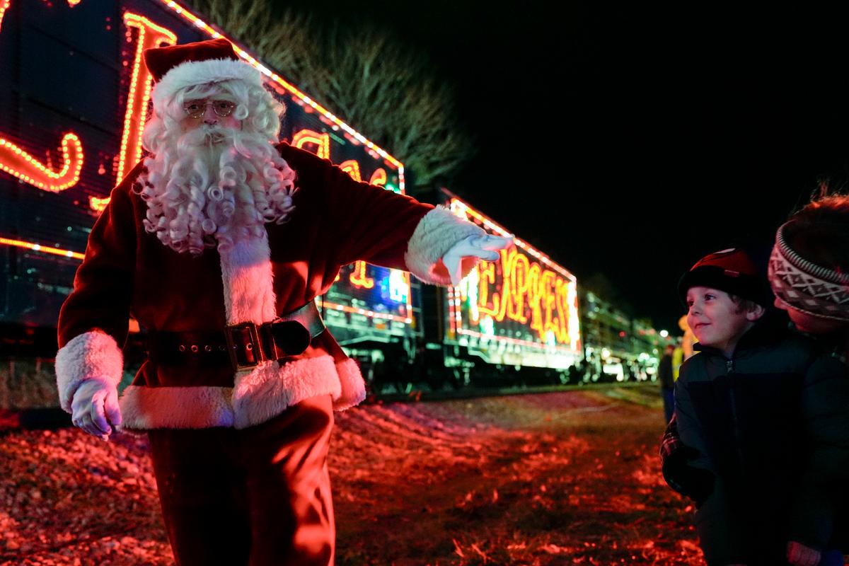 Santa’s Annual Train Visit Delivers Hope and Magic to One Corner of Coal Country