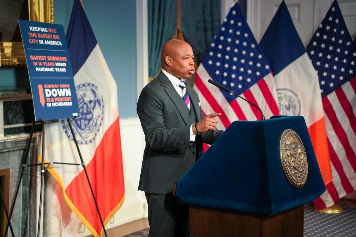 NYC Mayor Adams Defends Schedule Change to Attend Trump Inauguration