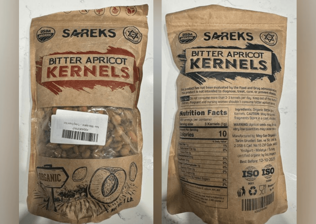 Apricot Kernel Brand Recalled Over ‘Acute’ Cyanide Poisoning Risk