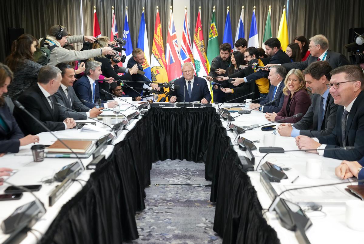 Premiers United in Fight Against Threatened Tariffs Despite ‘Chaos’ in Ottawa: Ford