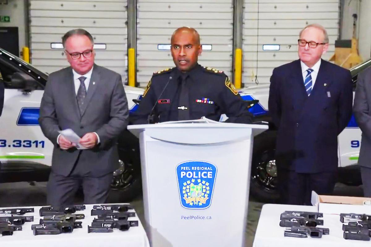 ‘Alarming Increase’: Peel Police Seize Record Number of Illegal Guns in 2024