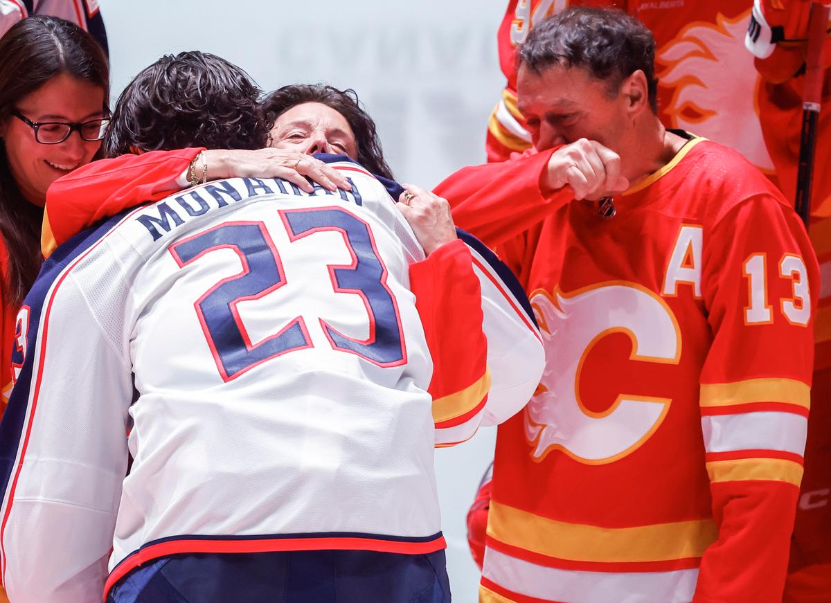 Flames Honor the Late Johnny Gaudreau and Welcome His Family Back to Calgary