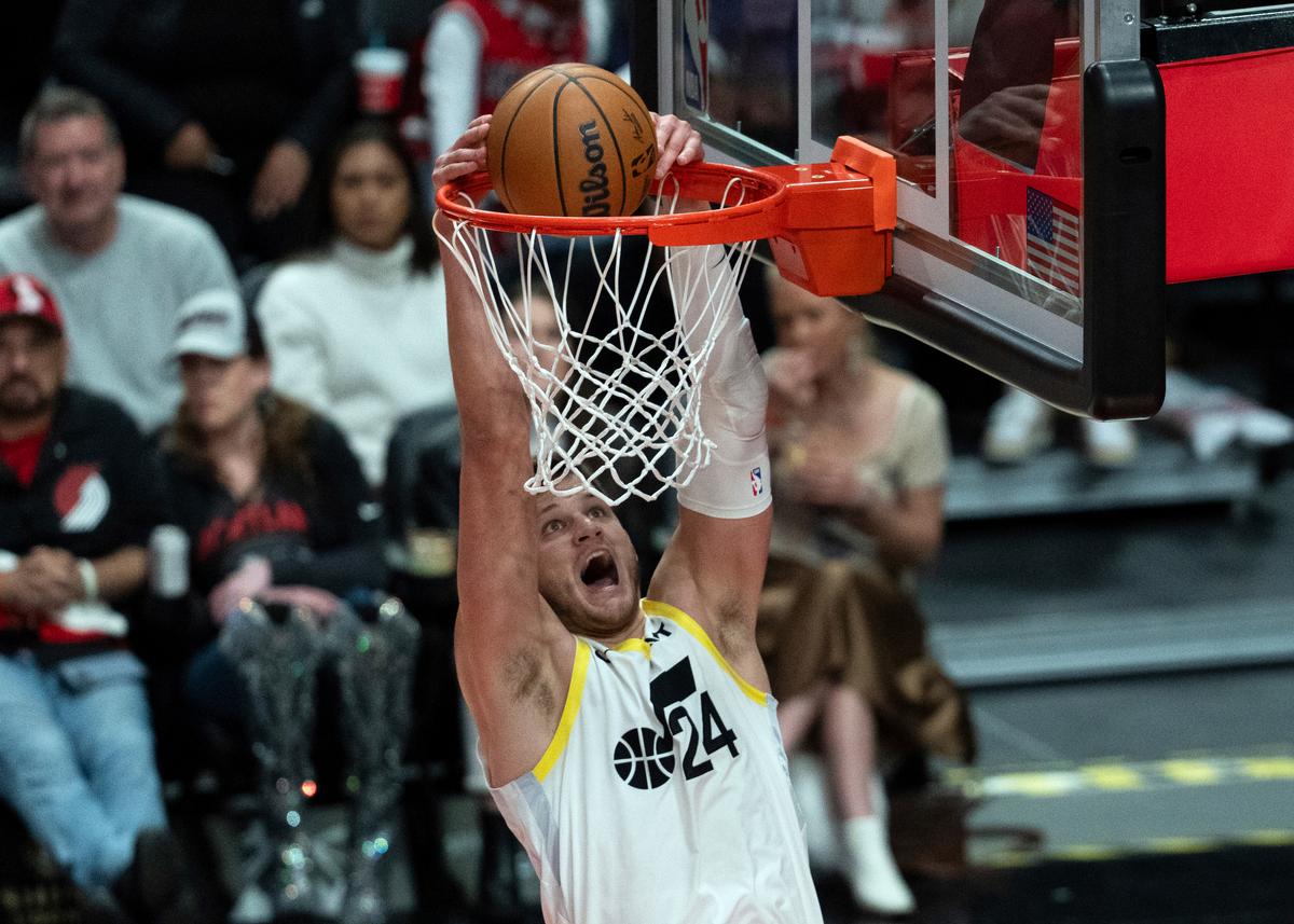 John Collins Scores 20 Points, Jazz Snap 5-game Skid With 141-99 Victory Over the Trail Blazers