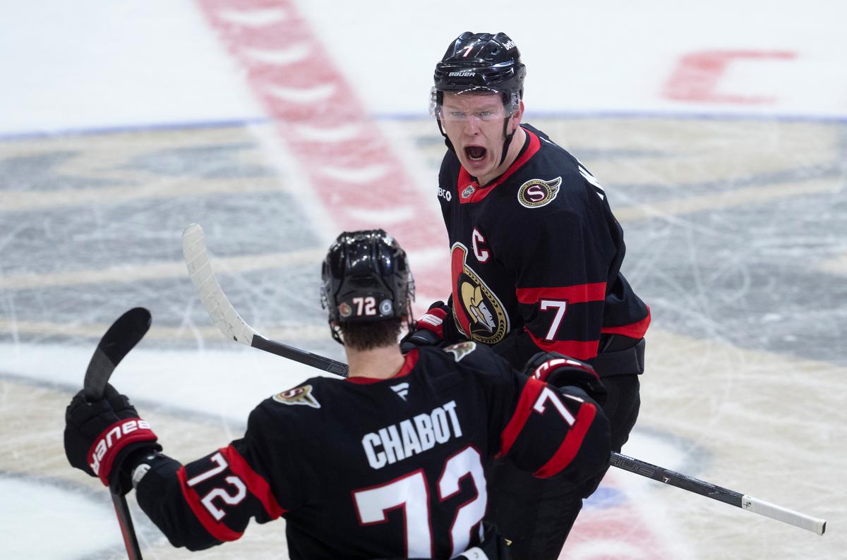 Brady Tkachuk Scores in OT to Lift Senators to 3–2 Win Over Penguins