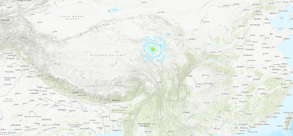 5.7-Magnitude Earthquake Strikes Northwestern China