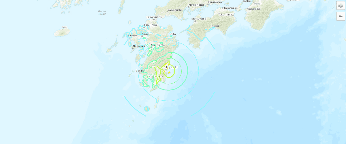 Magnitude 6.9 Earthquake Rattles Southwestern Japan, Followed by Tsunami Warnings