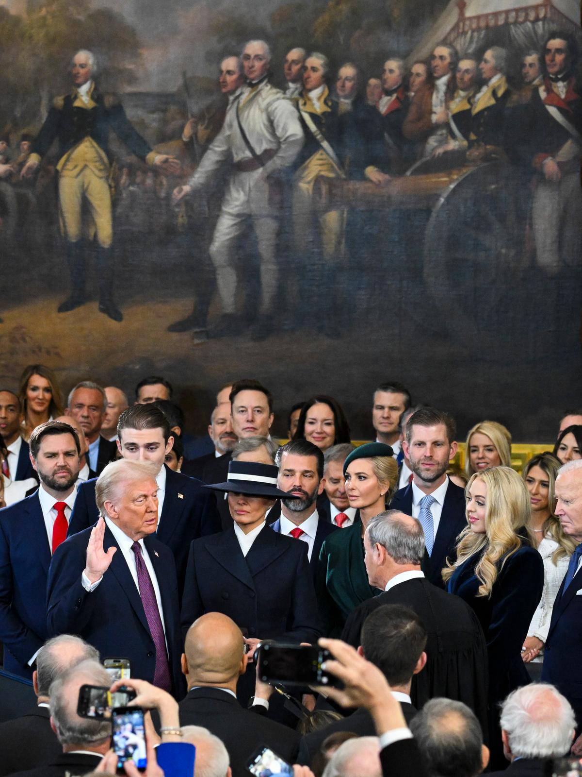 Day in Photos: Donald Trump’s Inauguration, Clashes in Colombia, and Basilosaurus Skull