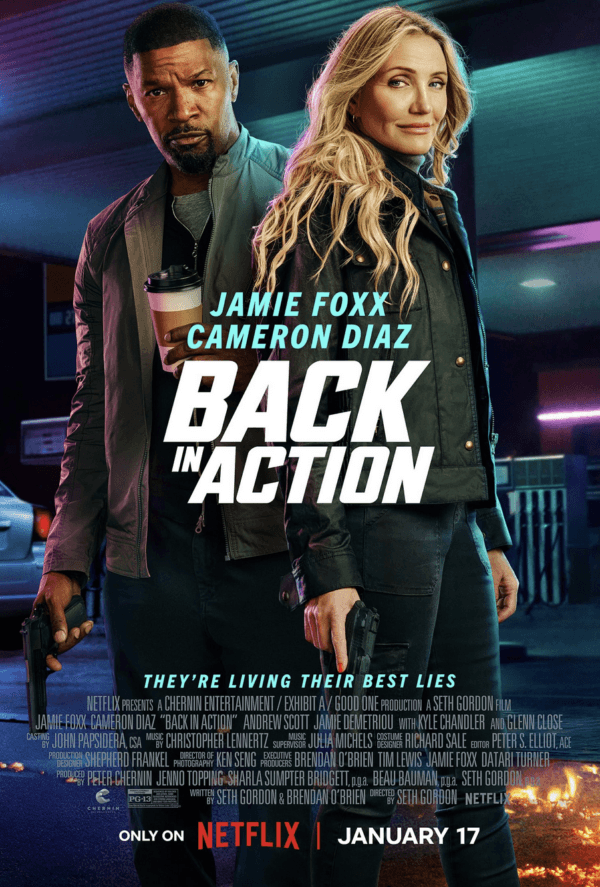 Promotional poster for "Back in Action." (Chernin Entertainment)