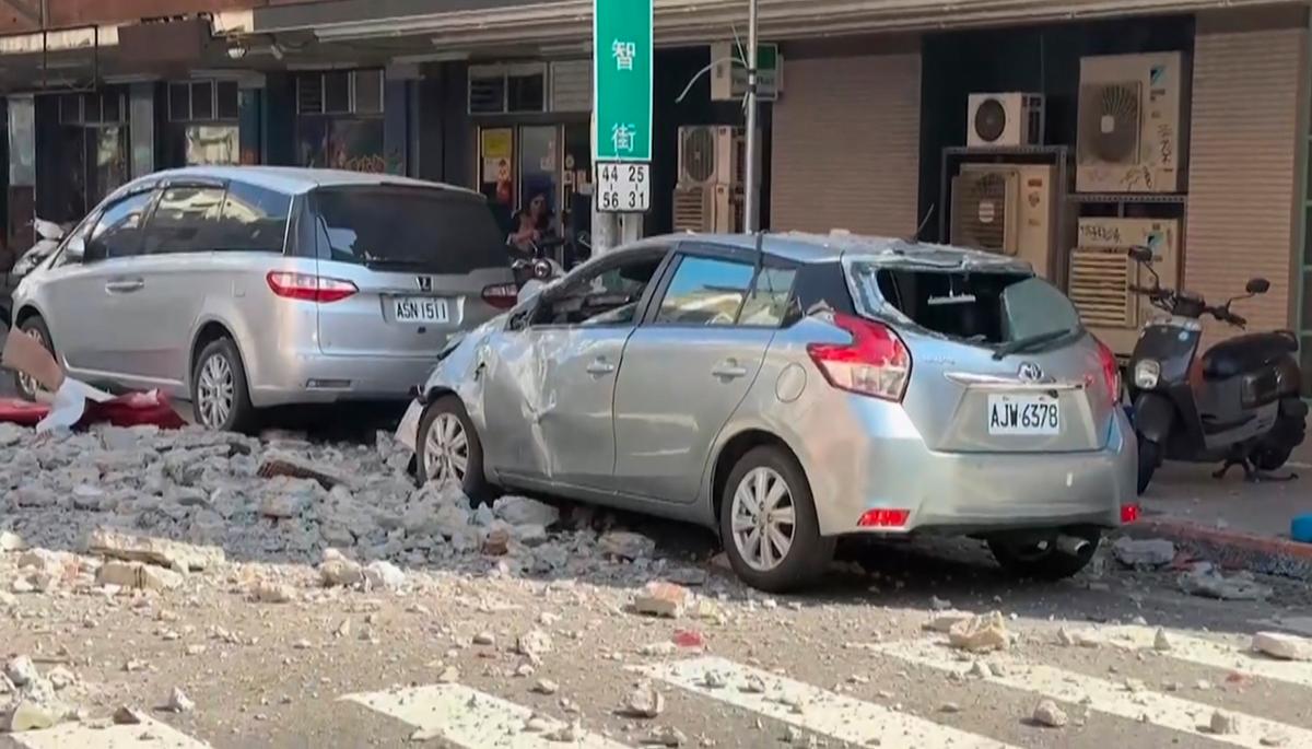 5.6 Magnitude Earthquake Shakes Buildings in Taiwan, as Series of Temblors Hits Island