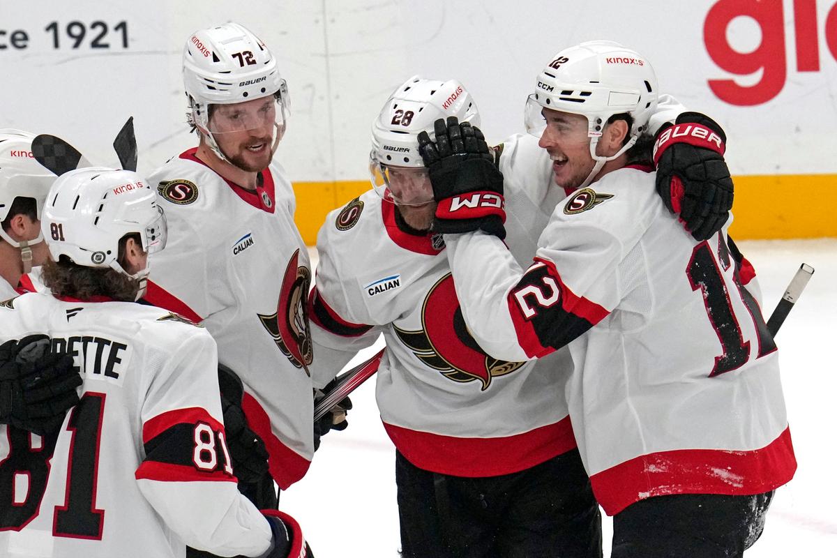 Pinto Scores Twice as Senators Pounce on Penguins Early in Chippy 5–0 Win